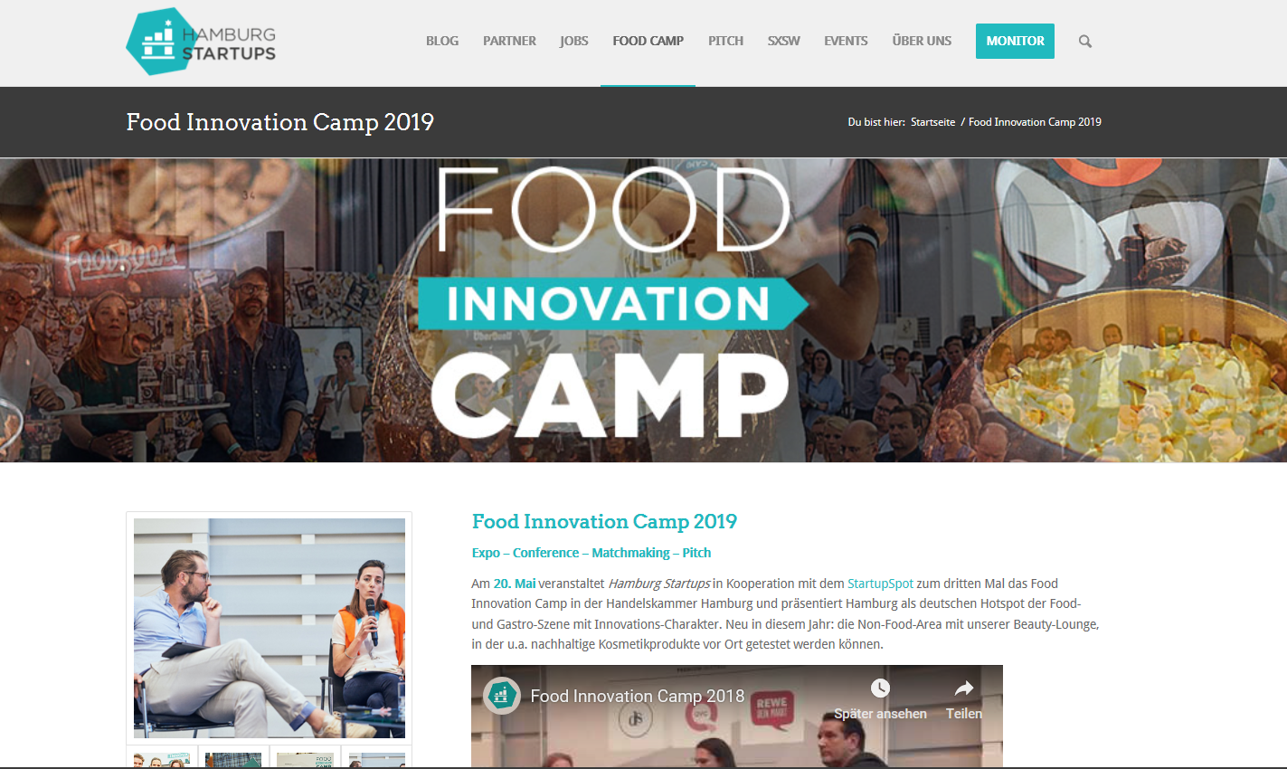 Food Innovation Camp 2019,