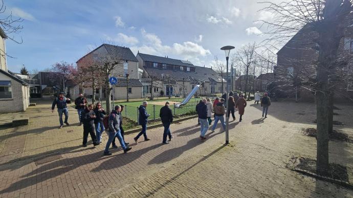 Before image of a playground in the Edelstenenbuurt neighbourhood in Middelburg